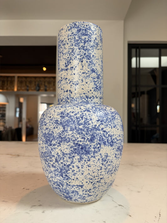 Blauwspikkel Vaas
