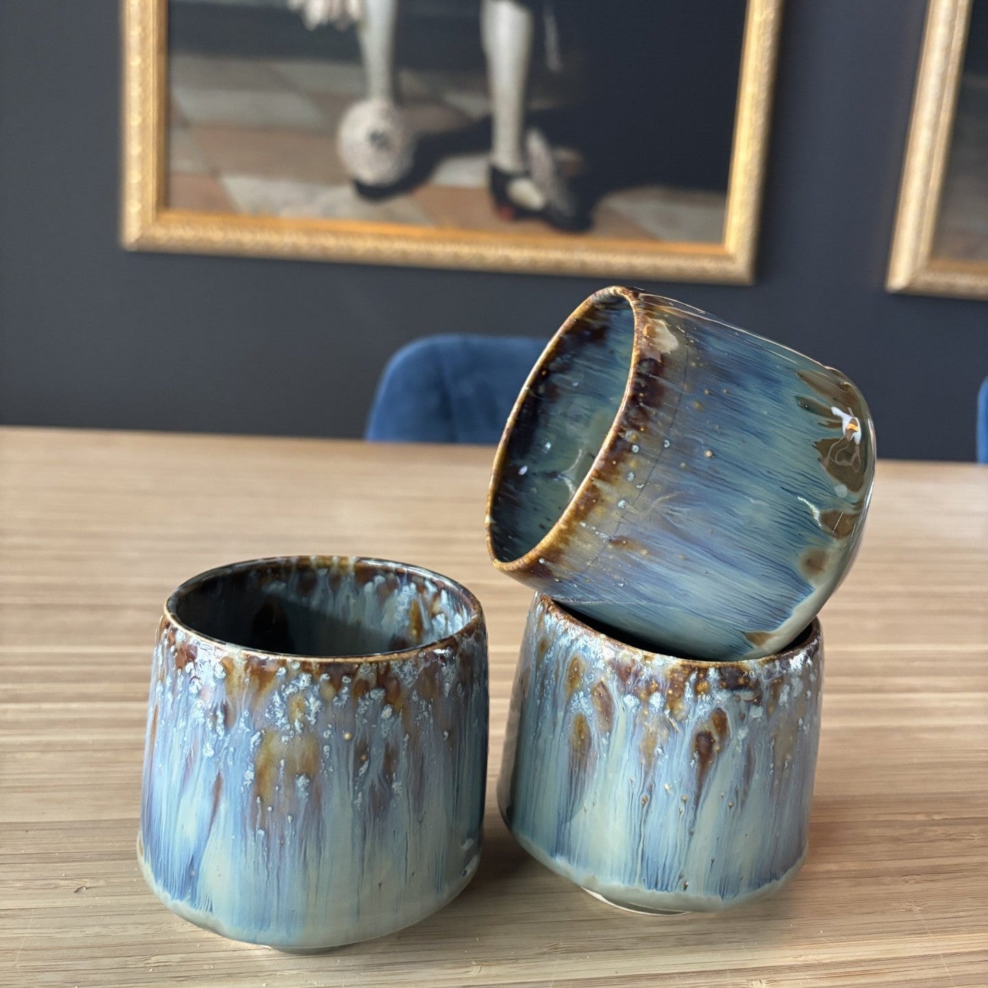 Mooie mok smoke-blauw